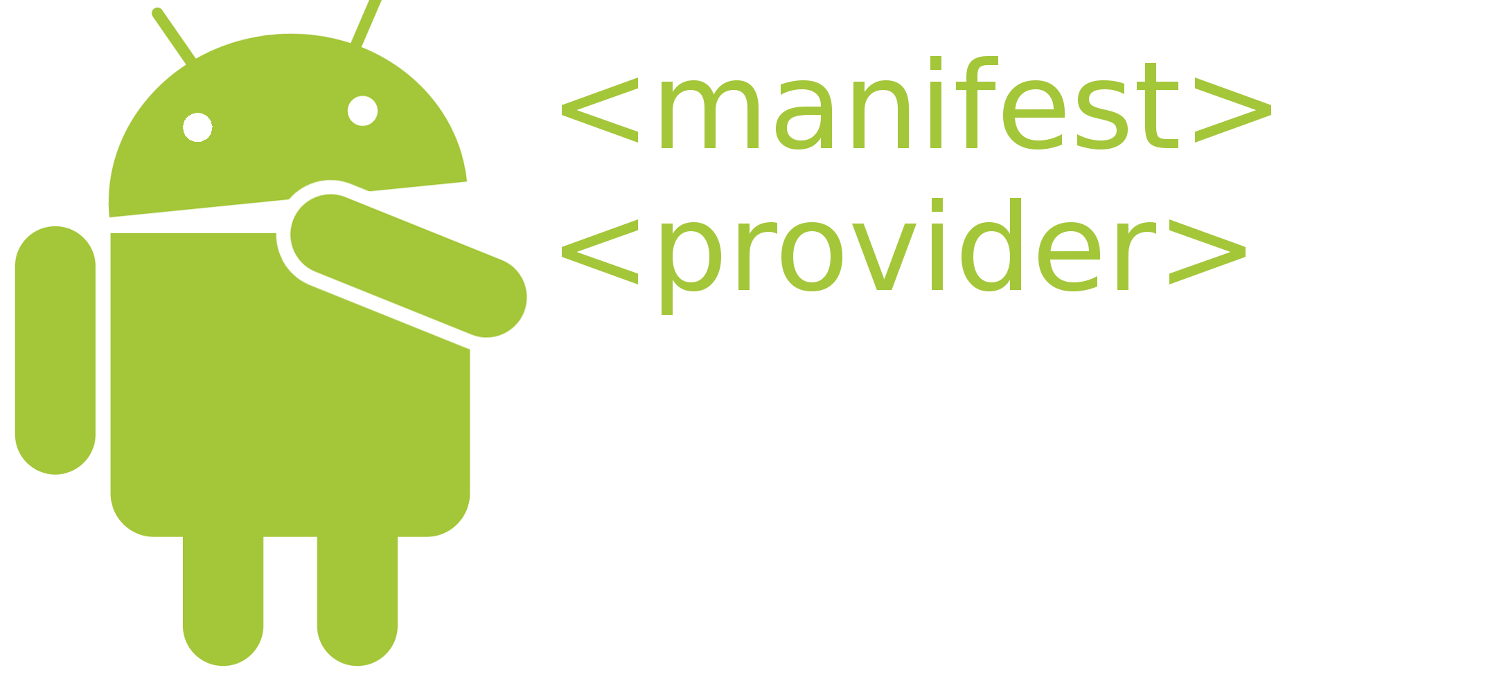 Android маніфест – елемент <provider> post thumbnail