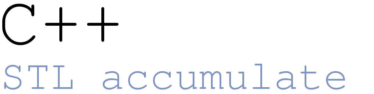 C++ std::accumulate post thumbnail
