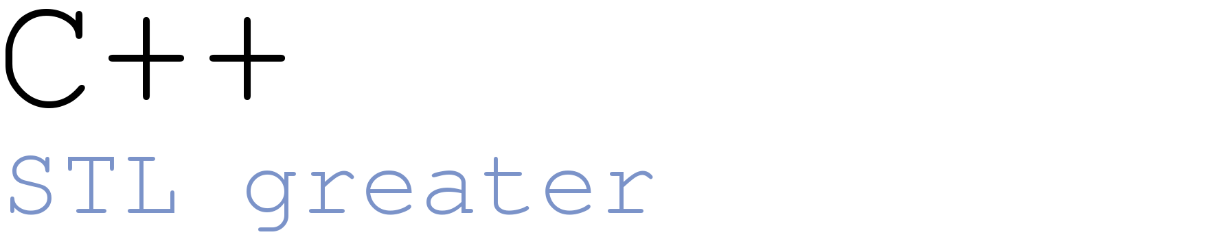 C++ std::greater (клас функціональних об’єктів - бінарний предикат) post thumbnail