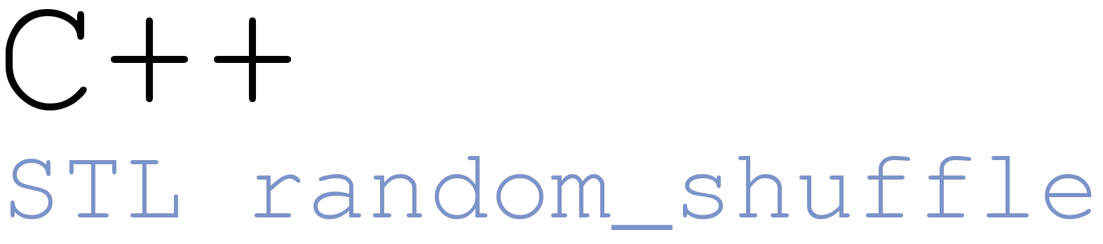 C++ std::random_shuffle post thumbnail