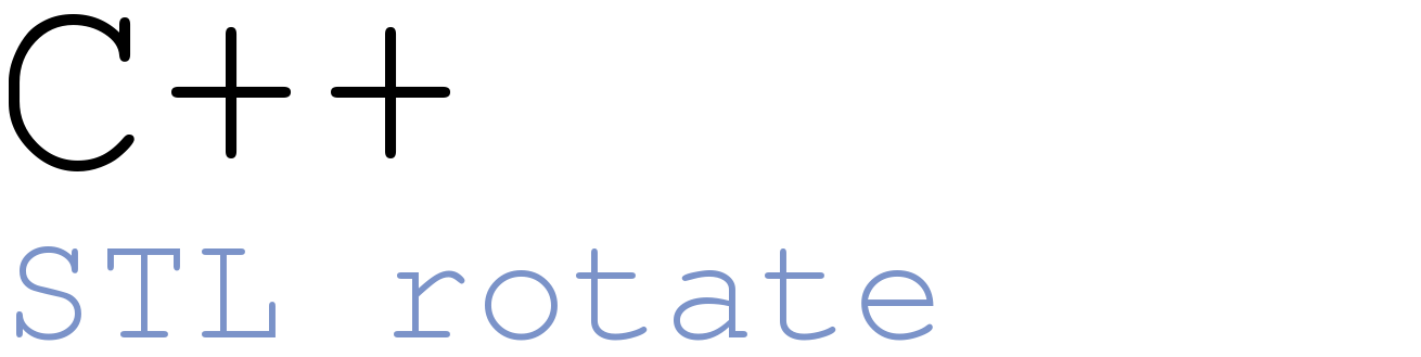 C++ std::rotate post thumbnail