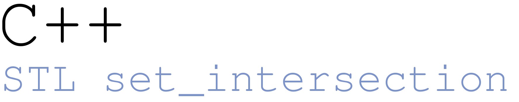 C++ std::set_intersection (переріз множин) post thumbnail